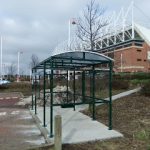 smoking shelter for the stadium of light